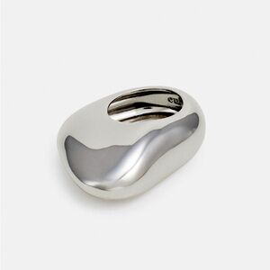 NEW CULT GAIA PETRA Silver Dome Modern Bubble Ring SMALL